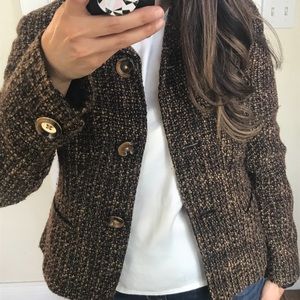 Jones New York Tweed Wool Blazer
